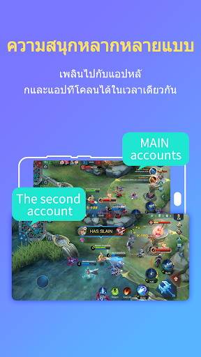 แอพคู่ขนาน - บัญชีคู่ PC