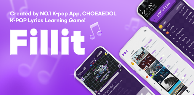 FillIt-Learn KOREAN with KPOP PC