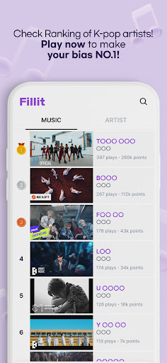 FillIt-Learn KOREAN with KPOP