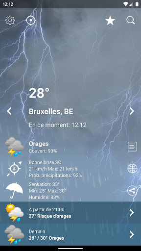 Météo Belgique XL PRO