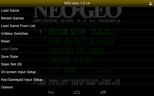 NEO.emu (Arcade Emulator) PC