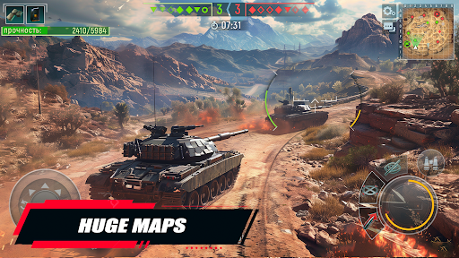 Tank Force: ऑनलाइन टैंक गेम PC