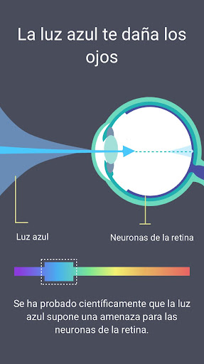 Filtro de Luz Azul: Modo Noche