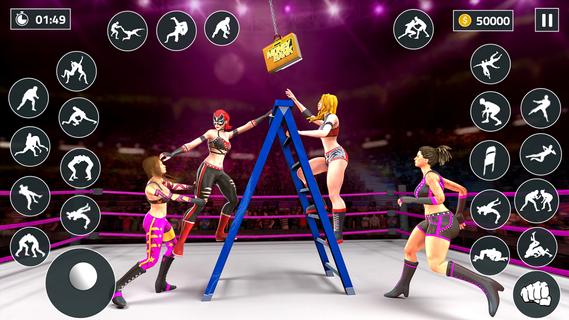 Baixe Bad Girls Wrestling Rumble: Mulheres Jogos de Luta no PC com MEmu