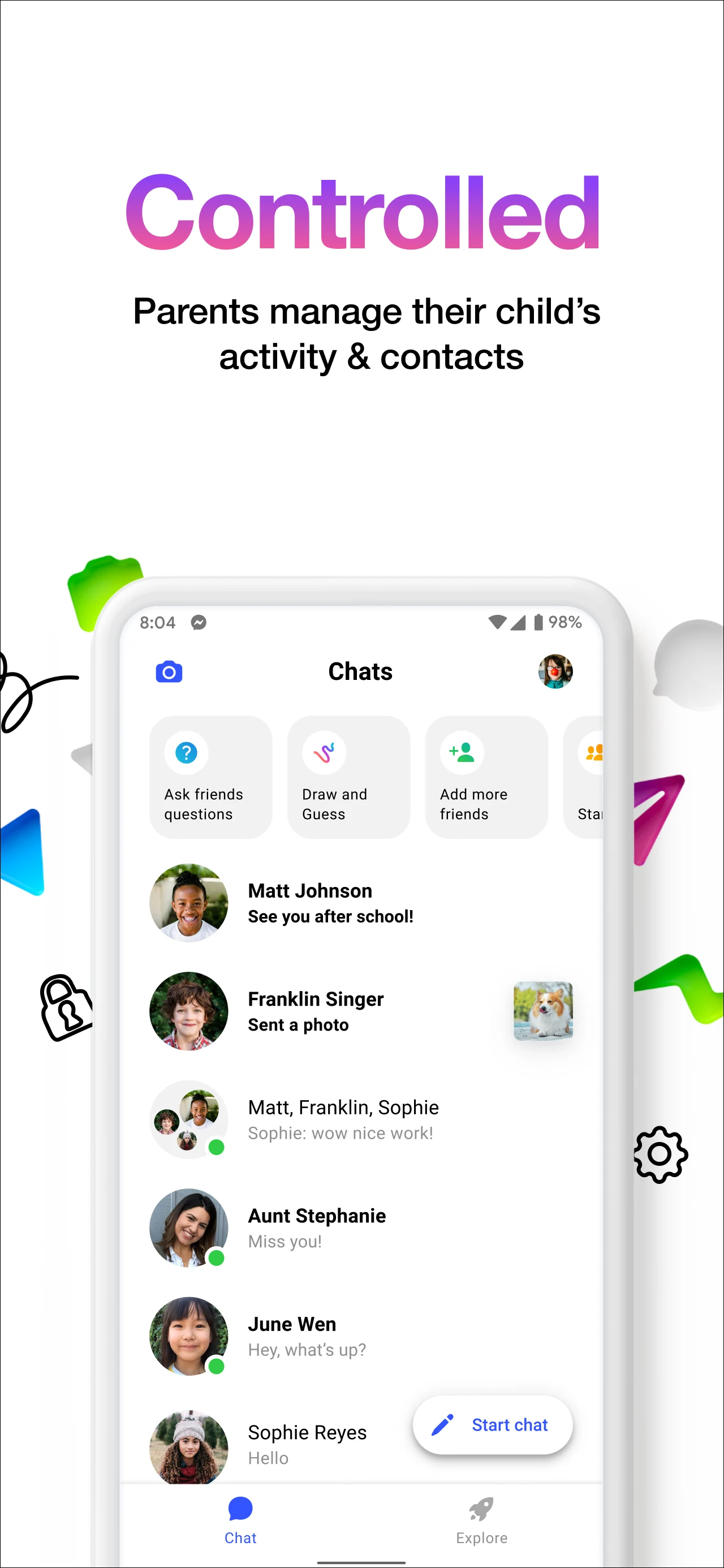 Messenger Kids – Safer Messaging and Video Chat PC