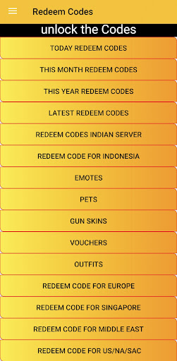 Redeem Codes PC