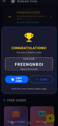 Redeem Code Roblox ПК