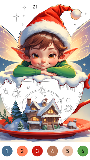 Fairytale Color by number game ПК