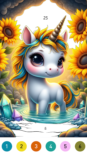 Fairytale Color by number game ПК