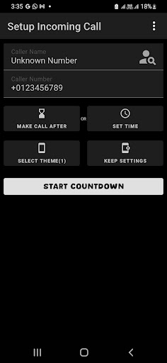 FCA-The Fake Call App پی سی
