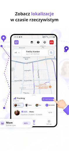 Lokalizator rodziny GPS PC