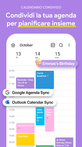 FamilyWall - Organizzatore