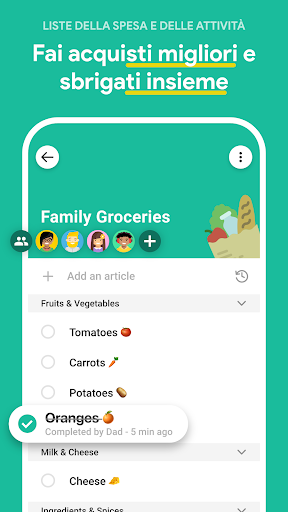 FamilyWall - Organizzatore