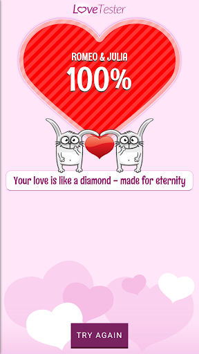 Testador de amor