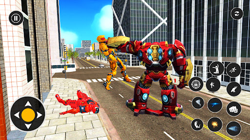 Flying Iron Hero Fighting
