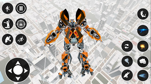 Flying Iron Hero Fighting