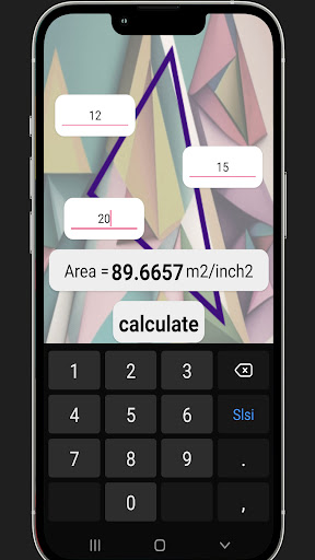 Heron's Formula Triangle Calc. পিসি