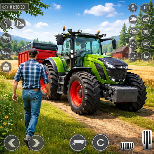 Symulator prawdziwego traktora