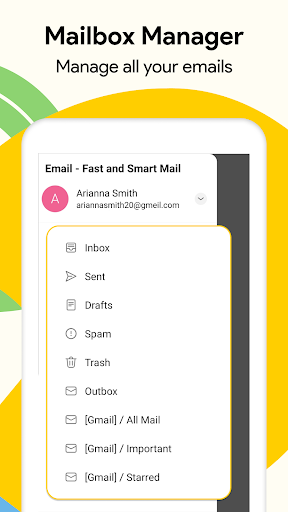 Email - Fast and Smart Mail پی سی