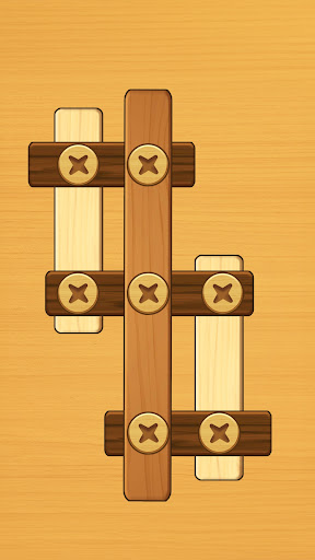 Puzzle baut: Kacang baut kayu