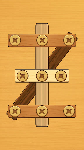 Puzzle baut: Kacang baut kayu