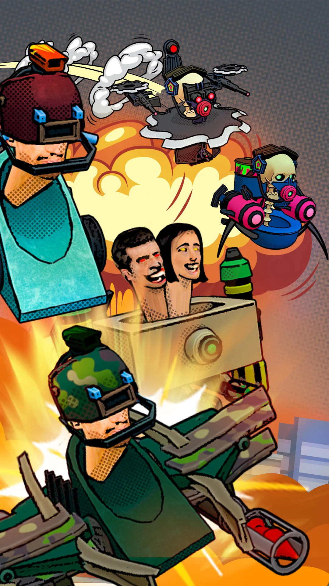 Toilet Monster: Merge War PC