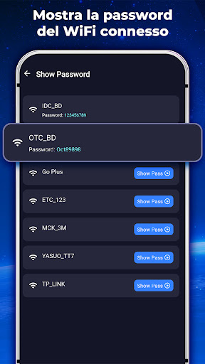 Mostra chiave password Wi-Fi PC