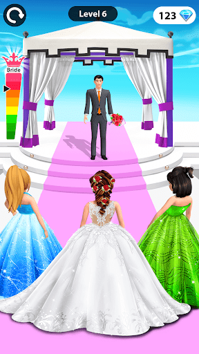 Bride Race: Makeup, Dress up PC