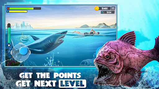 komputer Shark Attack: Hungry Fish Game