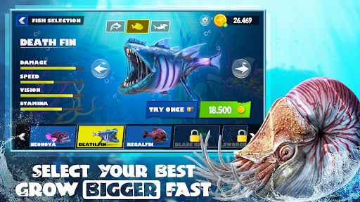 komputer Shark Attack: Hungry Fish Game