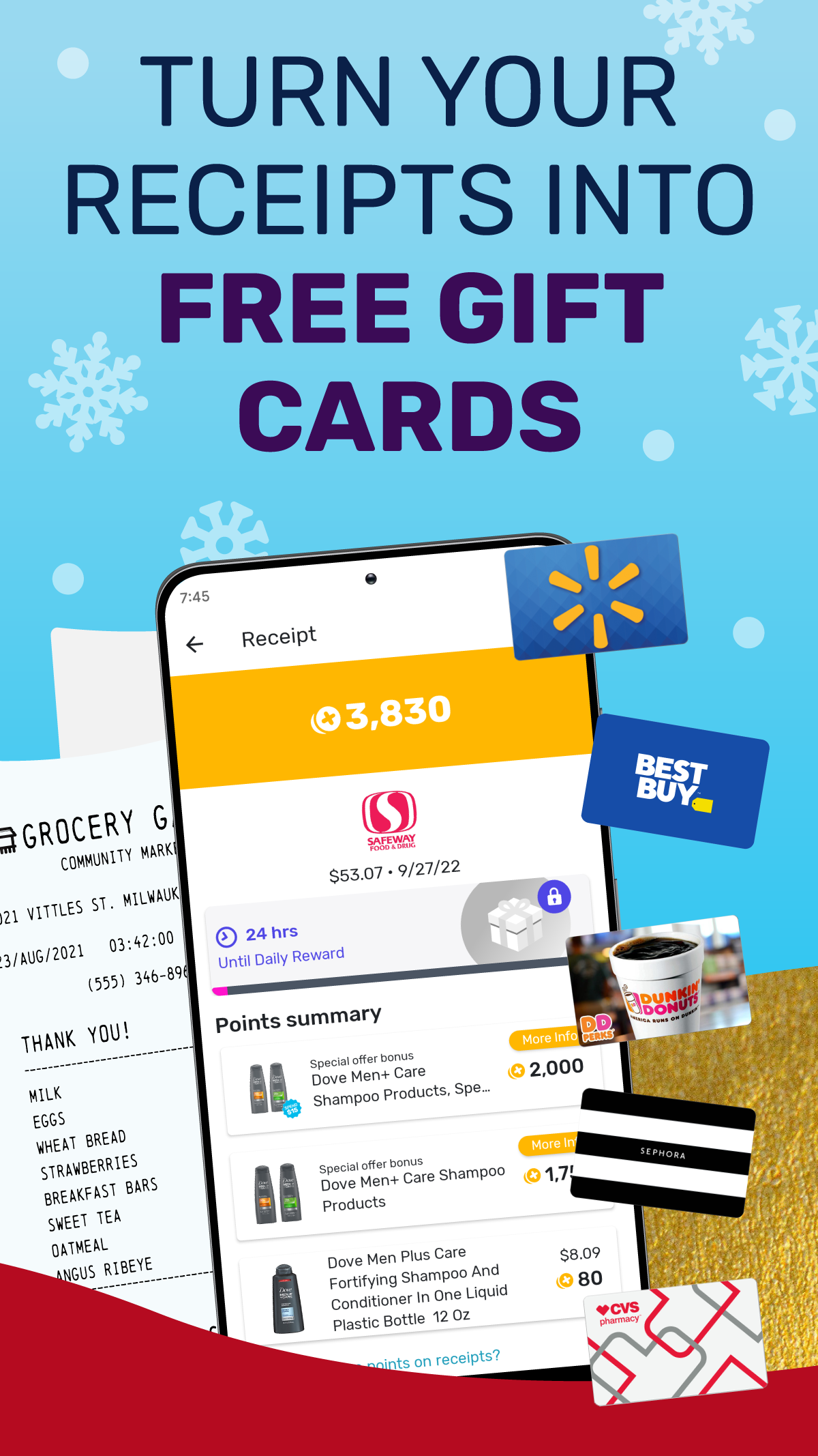 Download Fetch Rewards Scan Receipts, Earn Gift Cards on PC with MEmu