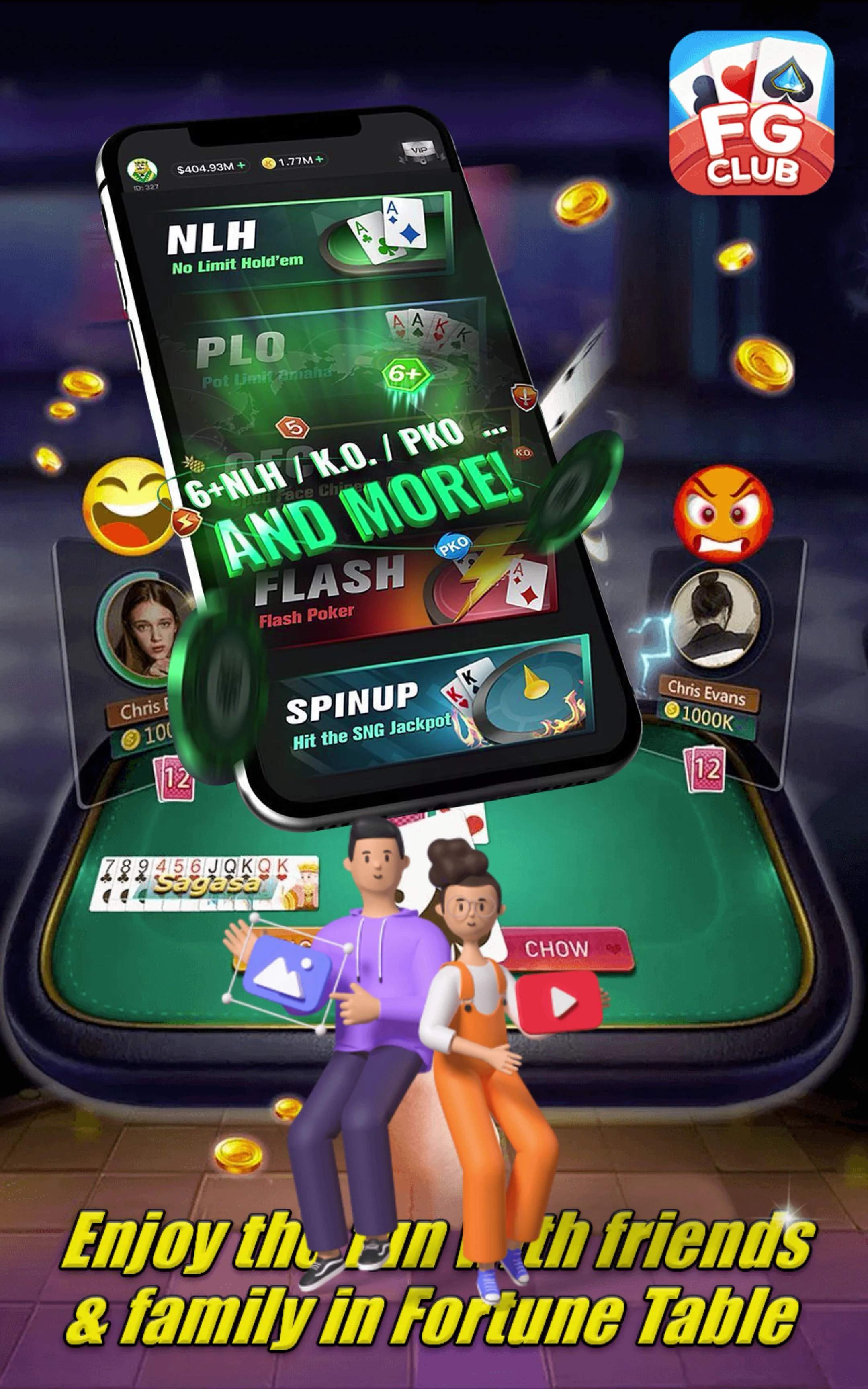 FG Card Club-online PC