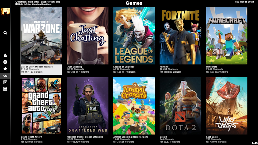 SmartTV Client for Twitch