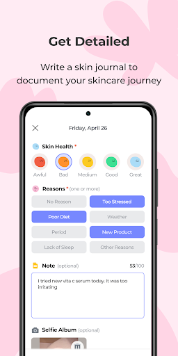 Ambrosia: Skincare Tracking PC