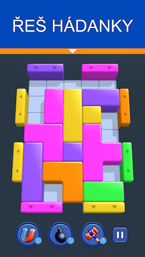 Shape Escape: Blokové puzzle