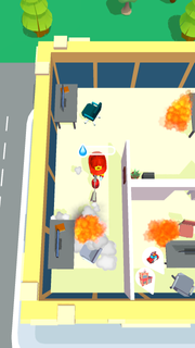 Fire idle: 消防员游戏 。消防车游戏