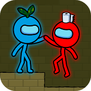 Red Stickman Animation. 