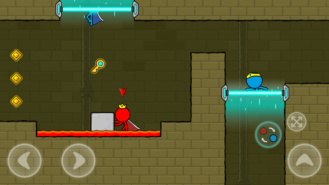 Red and Blue Stickman : Animation Parkour ПК
