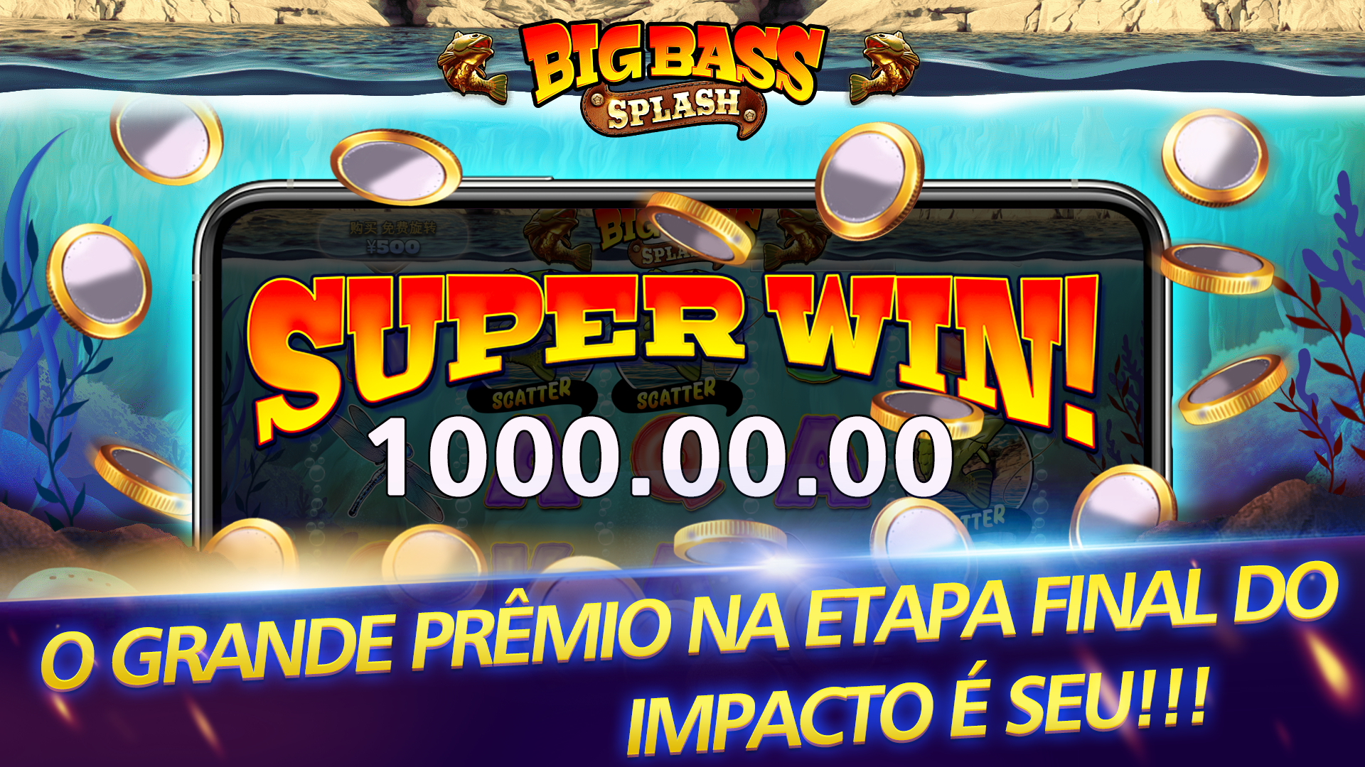 Oceano Slots - Caça-níqueis PC