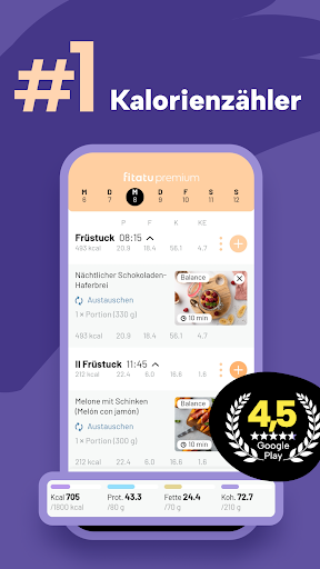 Fitatu Kalorienzähler & Diät