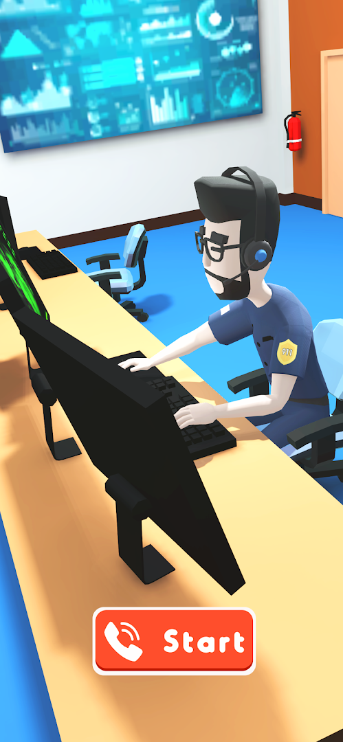 911 Emergency Dispatcher الحاسوب