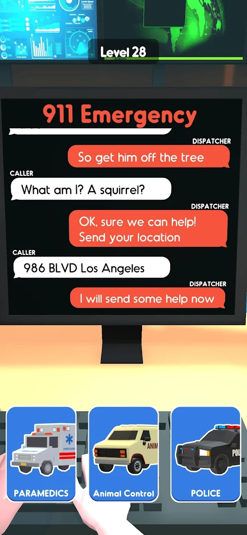 911 Emergency Dispatcher الحاسوب