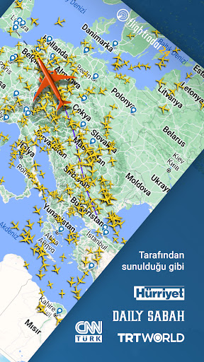 Flightradar24 Uçuş Takipçisi