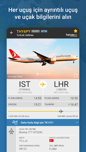 Flightradar24 Uçuş Takipçisi