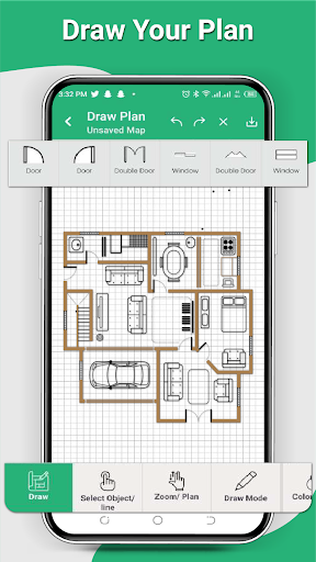 床を描く、3Dフロアプランのアイデア PC版