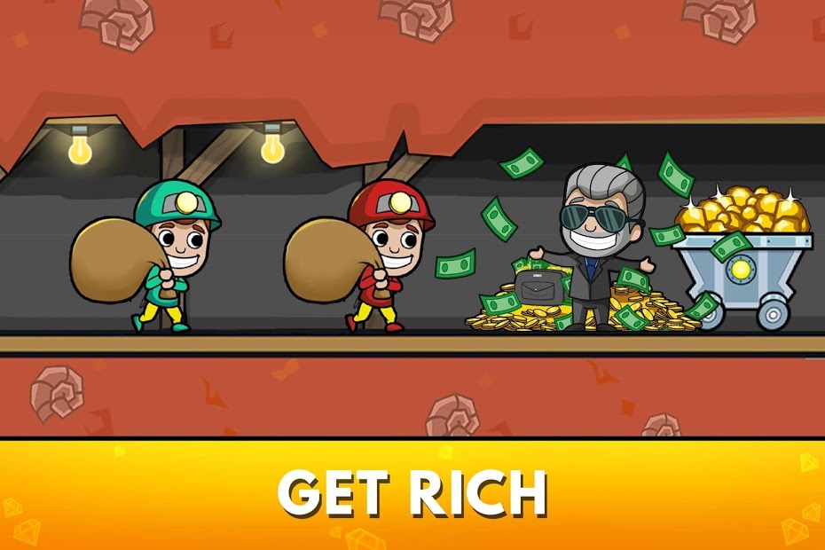 Idle Miner Tycoon - Minere e fique rico ! para PC