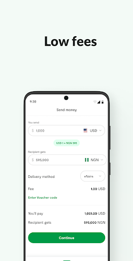 Send: Instant money transfer