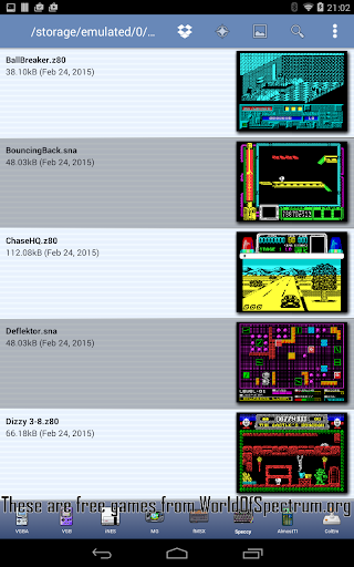Speccy+ ZX Spectrum Emulator PC