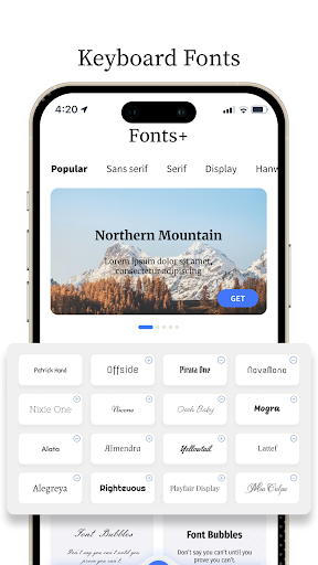 Font Keyboard: Text Fonts+