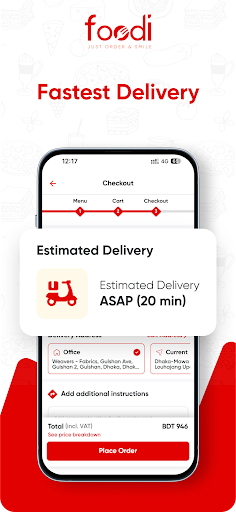 Foodi - Food Delivery پی سی